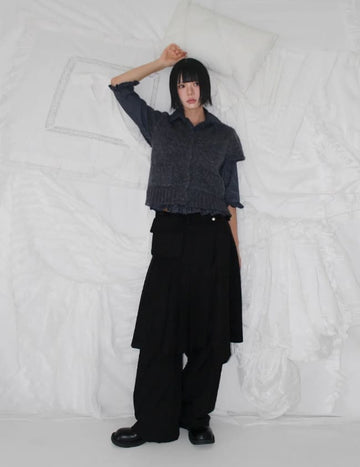 FRILL CHECK SHIRT